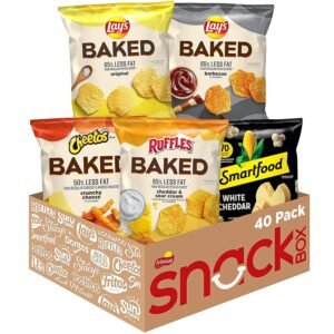 Roll over image to zoom in        Frito Lay Baked & Popped Mix Variety Pack, (Pack of 40)